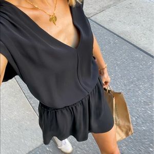 Black v-neck Ramy Brook Dress